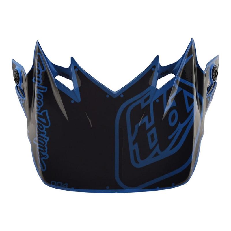 Visière Troy Lee Designs pour casque SE4 Factory polyacrylite bleu