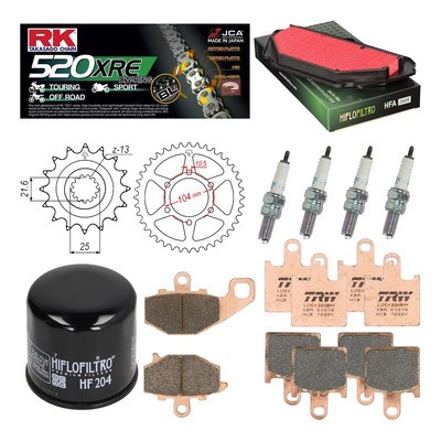 Kit entretien NF Prokit premium Kawasaki ZX-6R 600 2009-13