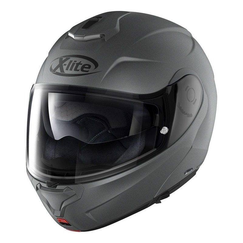 Casque modulable X-Lite X1005 Elegance N-Com Mat Vulcan grey- 2XS