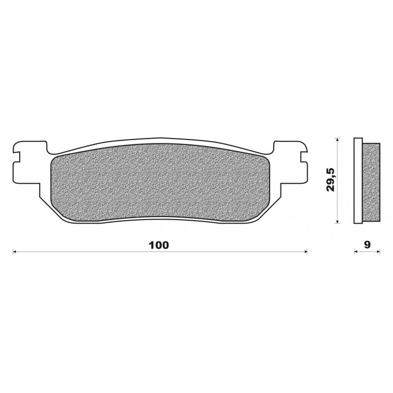 Plaquettes de frein Newfren FD0259SE pour Mbk 250 Skyliner 00-08 / Yam