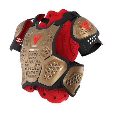 Pare-pierre Dainese MX 2 Roost guard copper or/noir/rouge