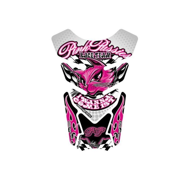 Protection de réservoir Motografix Street Style rose 4 pièces