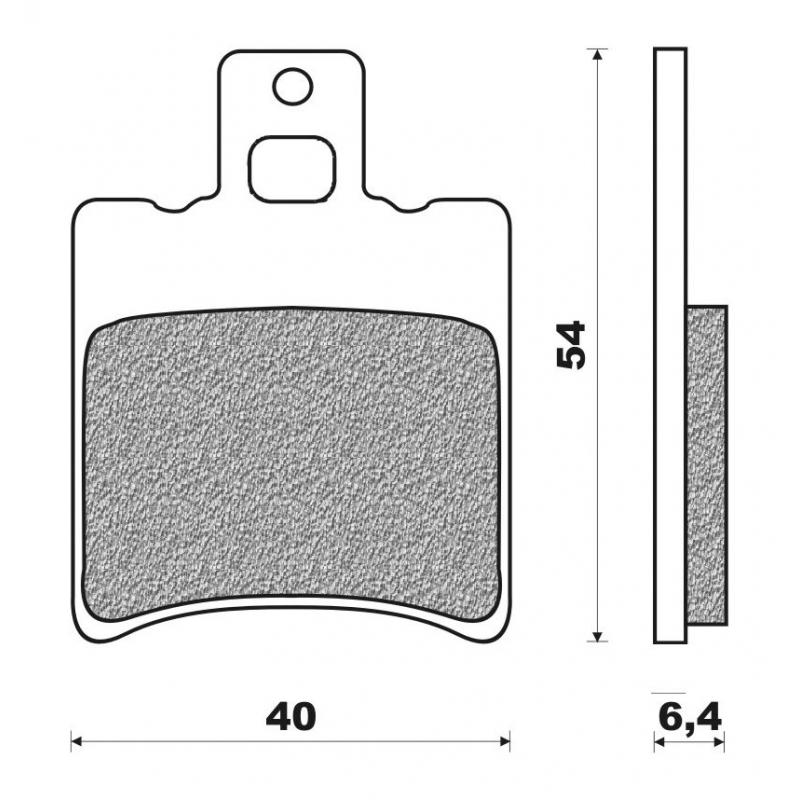Plaquettes de frein Newfren FD0197BE pour Mbk Booster 99-03 / Nitro 97