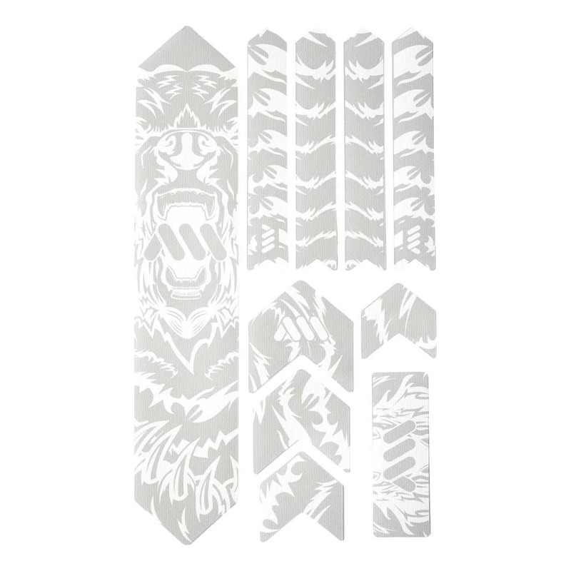 Protection de cadre XL All Mountain Style 10 pièces Ours Blanc