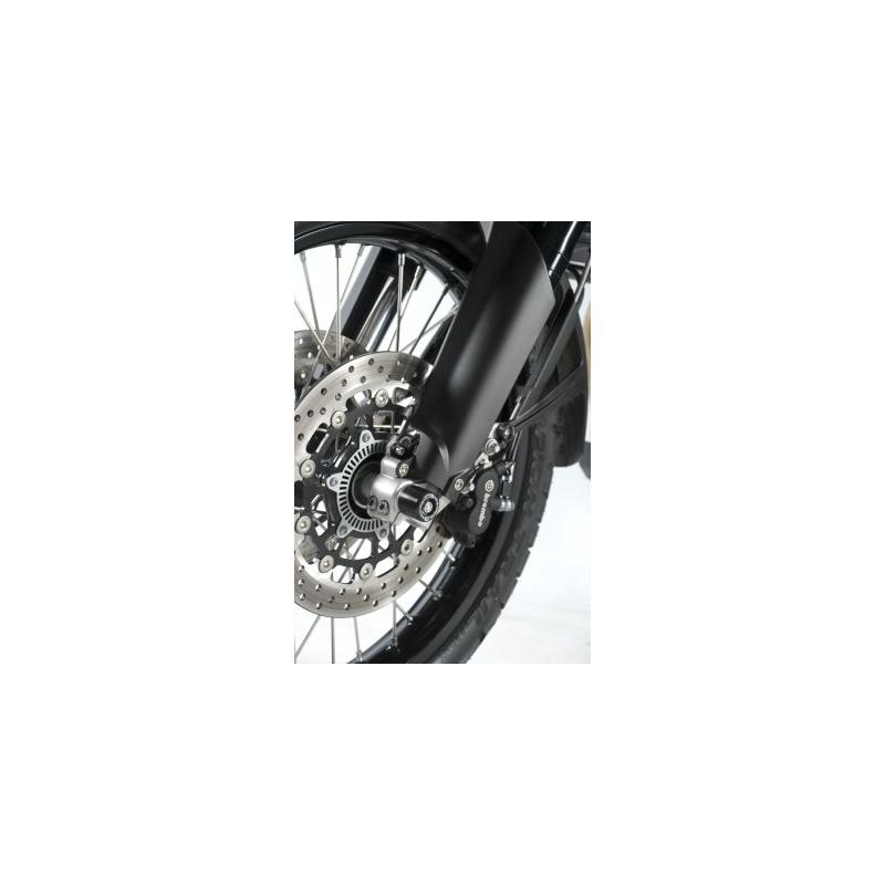 Tampons de protection de fourche R&G Racing noirs BMW F 800 GS 08-18