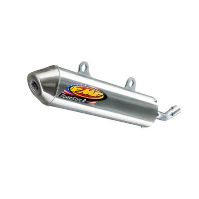 Silencieux FMF PowerCore 2 finition aluminium embout inox pour Yamaha YZ 250 96-99