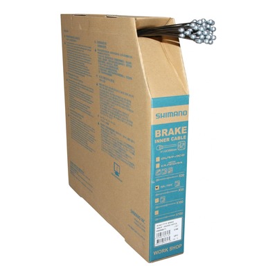 Câbles de frein route Shimano téflon Ø1,6mm x 2,05m (boîte de 50 câbles)