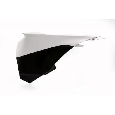 Cache de boîte à air Acerbis KTM 85 SX 13-17 Blanc/Noir Brillant