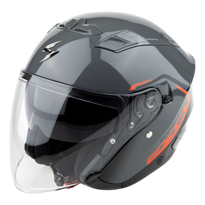 Casque jet Scorpion Exo-230 Cit-E grey/red