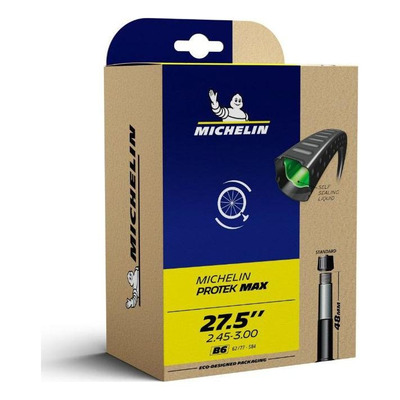 Chambre à Air vélo Michelin Protek Max B6 27.5 x 2.35/3.00 Schrader (avec liquide anti-crevaison)