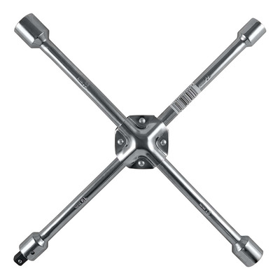 Clé à écrou en croix JBM avec adaptateur amovible 1/2" 17, 19, 21, 22 mm