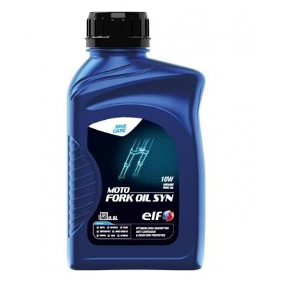 Huile de fourche Moto Fork Oil Syn ELF 100 % synthèse 10w