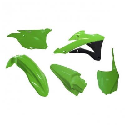 Kit plastique RTech Kawasaki 85 KX 14-22 vert/noir (couleur OEM 2020)