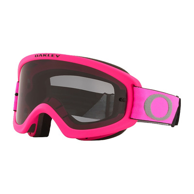 Masque cross Oakley O Frame 2.0 Pro XS MX Tuff Blocks rose/gris écran fumé foncé