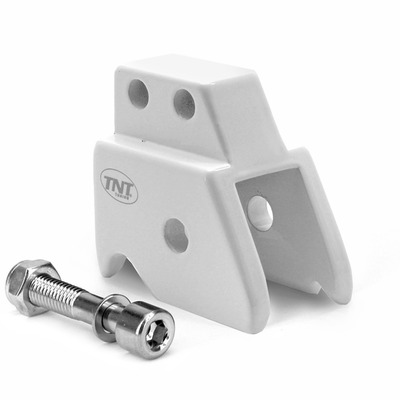 Rehausseur amortisseur moteur Minarelli (2 positions) Blanc