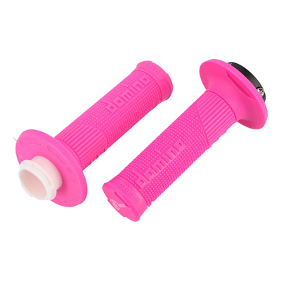 Revêtements de poignées Domino - Lock-On D100 Full Grip 116mm - Rose