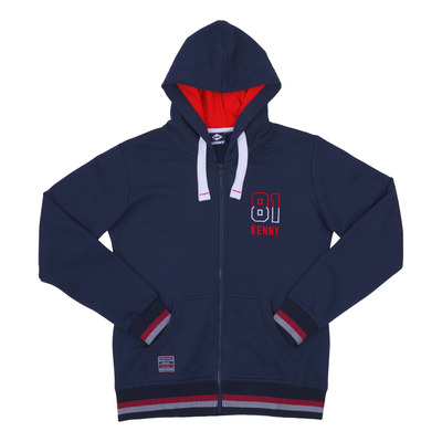 Sweat à capuche zippé femme Kenny Suzuka Woman blue
