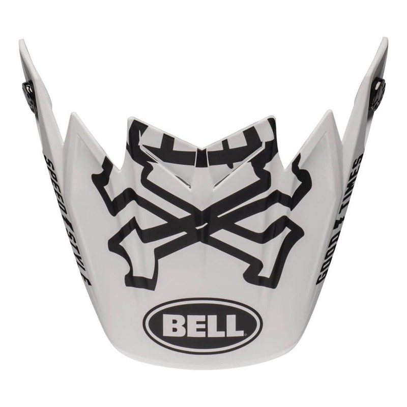 Casquette de casque cross Bell Moto-9 Flex Fasthouse WRWF blanc/noir/r