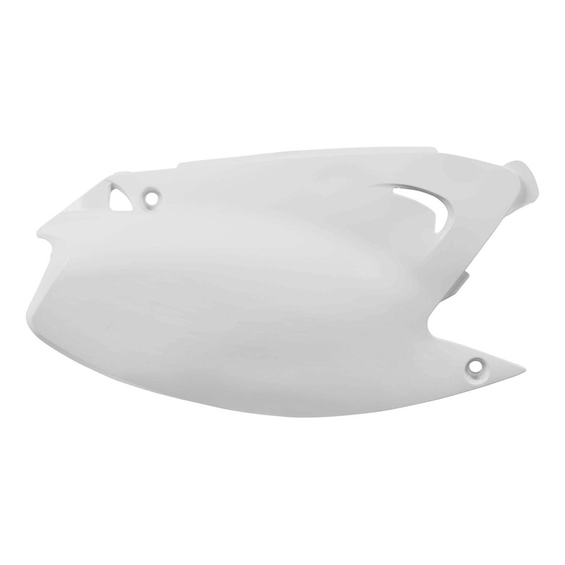 Plaques LatÃÂ©rales ACERBIS Blanc Ã¢   Kawasaki 125 / 250 KX