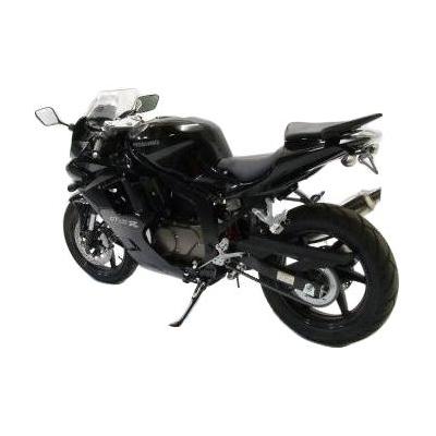 Support de plaque d’immatriculation R&G Racing noir Hyosung GT 125 R 06-14