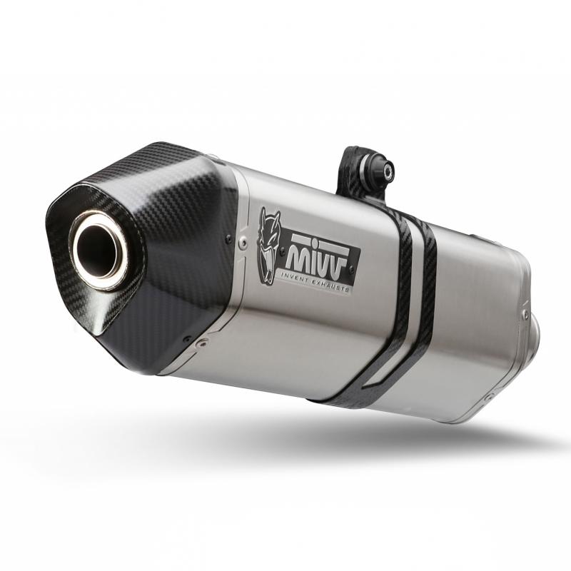 Silencieux MIVV Speed Edge inox / casquette carbone Suzuki DL1050 V-St