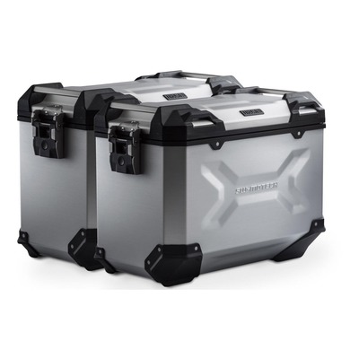 Valises latérales SW-MOTECH TRAX ADV alu 45L support PRO Honda NC 750 S/X 16-20