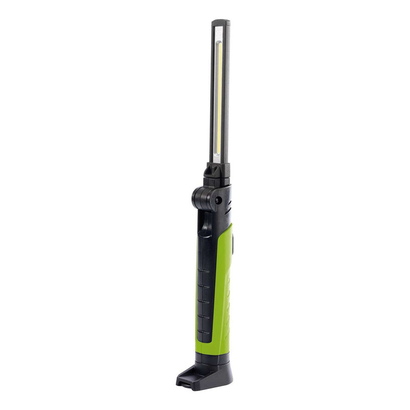 Baladeuse fine rechargeable USB Draper Slimline LED COB SMD 700 Lumens verte