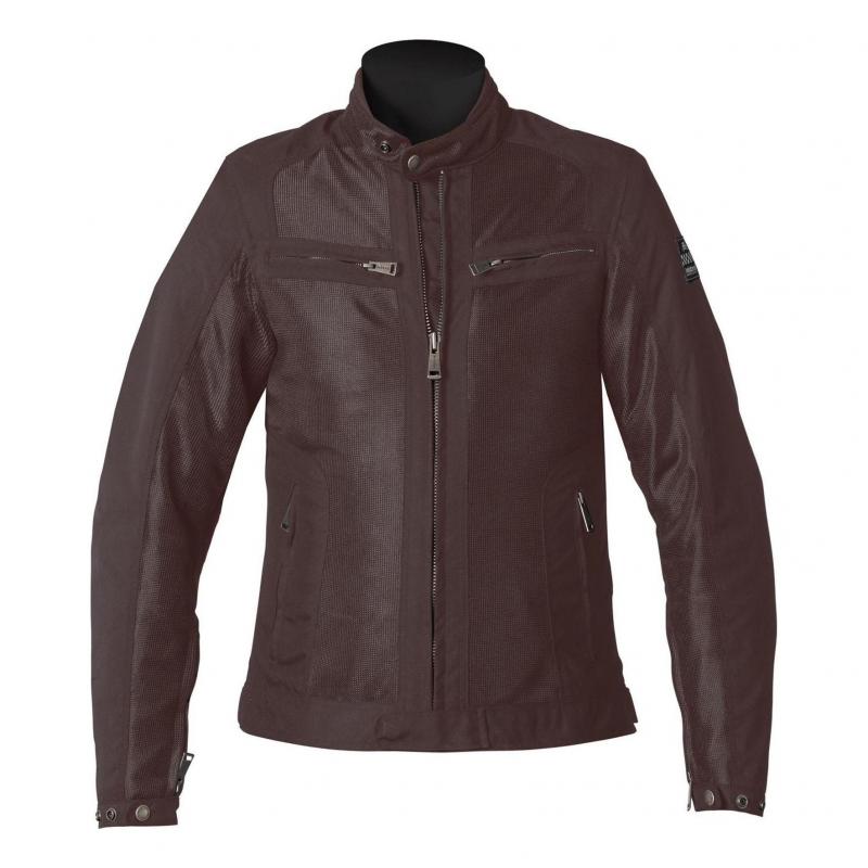 Blouson textile femme Helstons Spring Mesh marron- L
