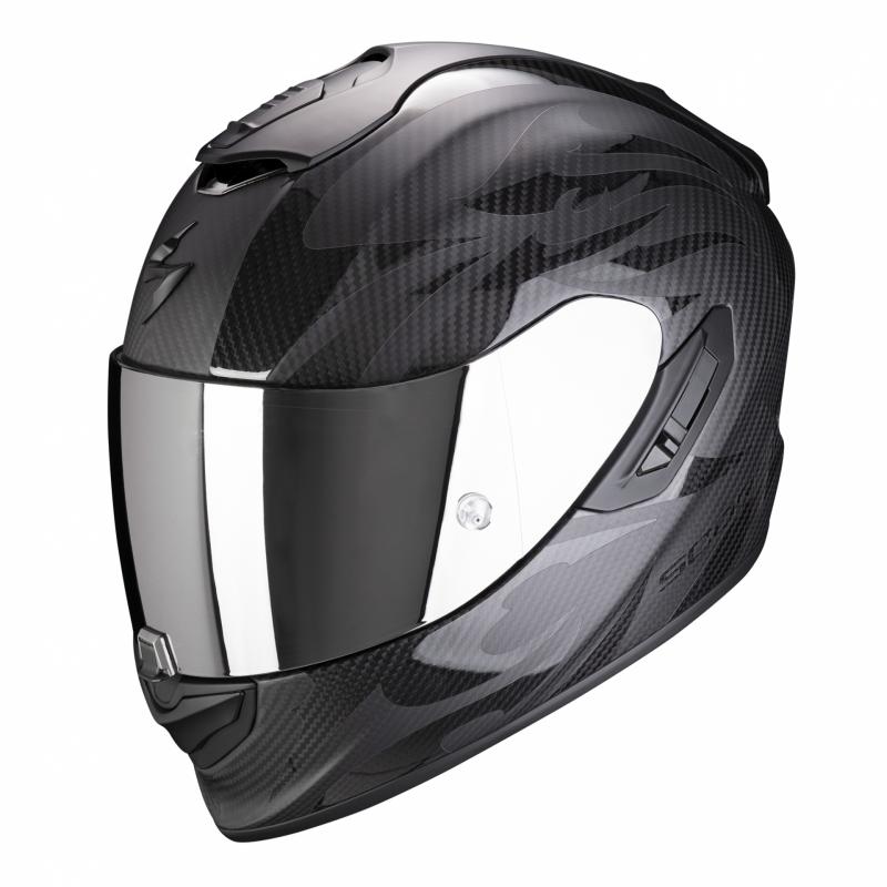 Casque intégral Scorpion EXO-1400 Air Carbon Obscura noir mat/noir br