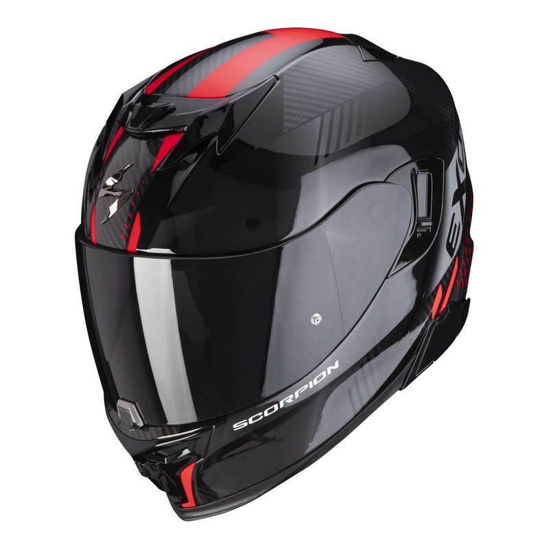 Casque intégral Scorpion EXO-520 Air Laten noir/rouge- XS