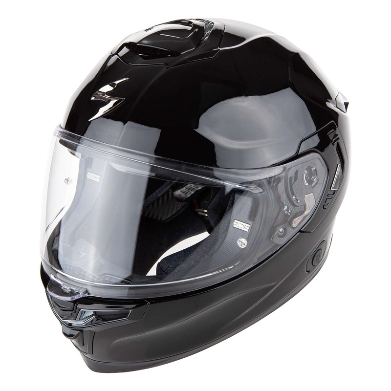 Casque intégral Scorpion Exo-GT SP Air Solid noir métal