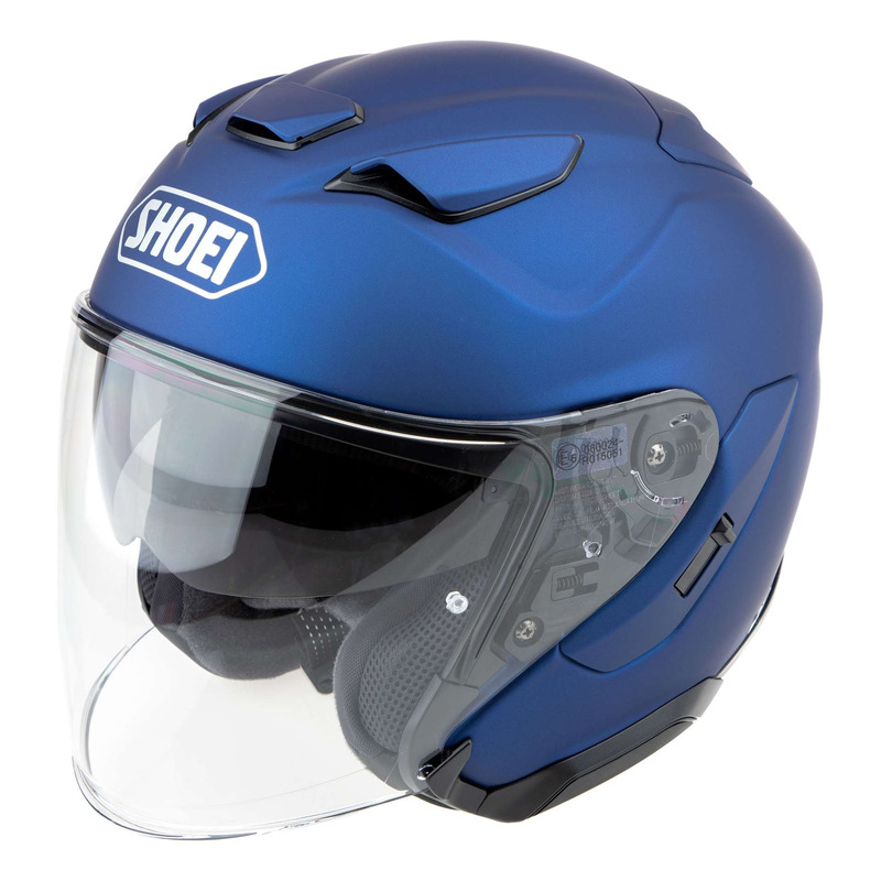 Casque jet Shoei J-Cruise 3 blue metallic mat