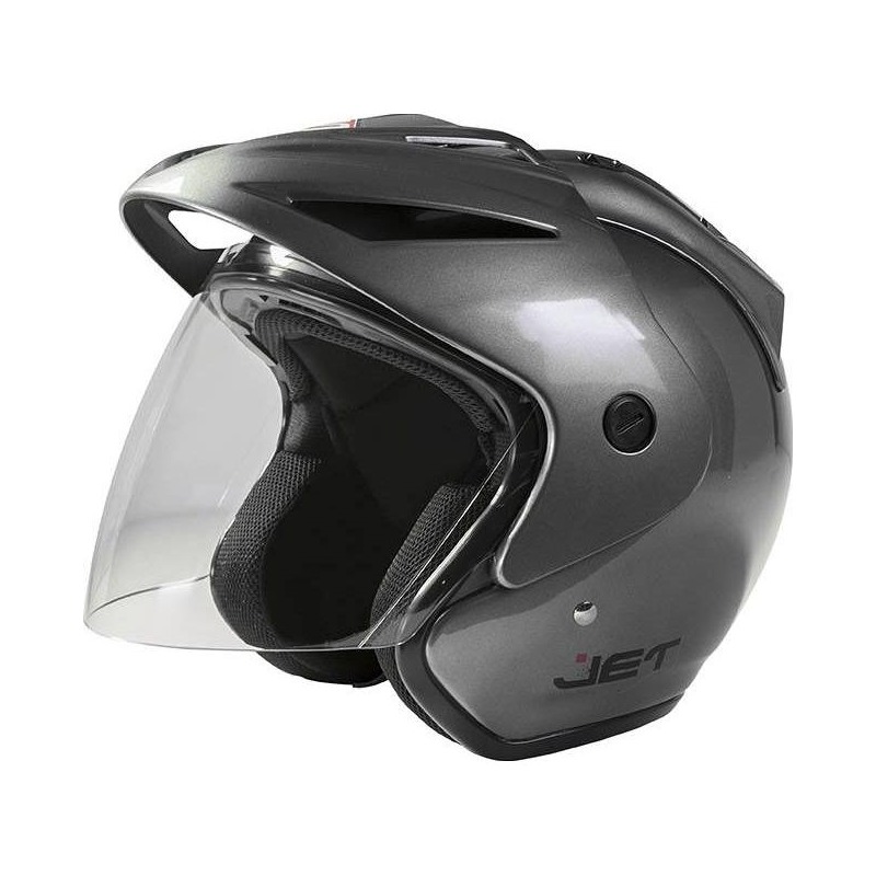 Casque jet Shot Solid gris- XS