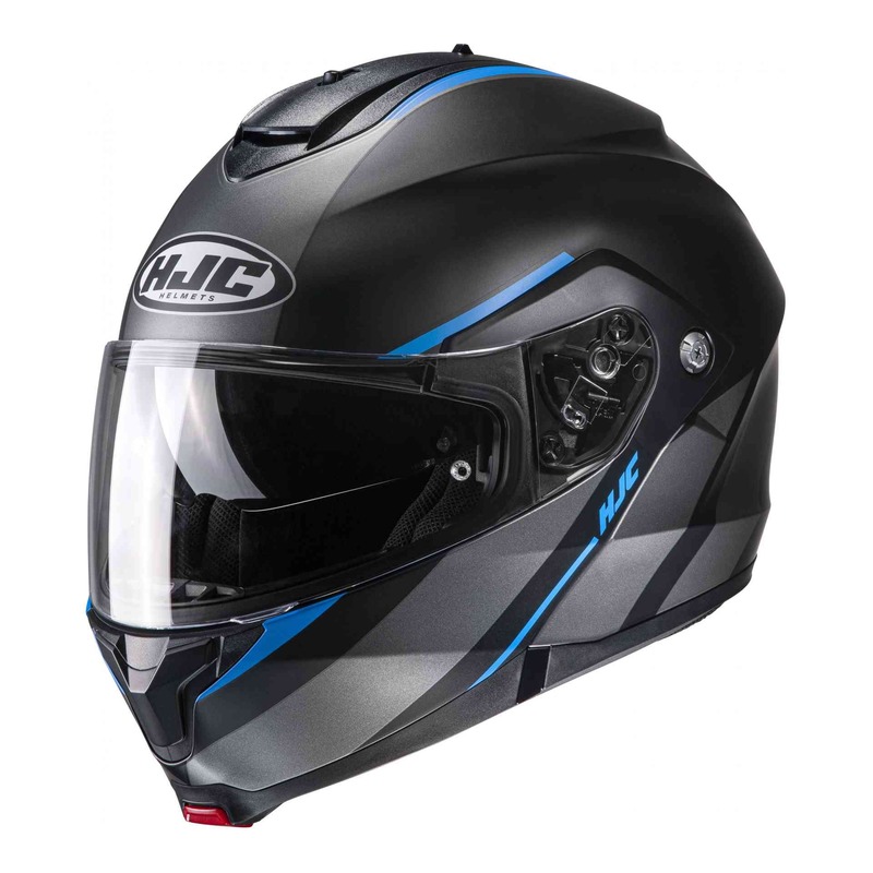 Casque modulable HJC C91 Tero MC2SF noir/argent/bleu mat