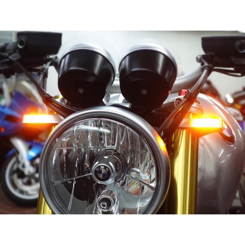 Clignotants à leds fixation tube de fourche Restone – Pièce moto 125cc