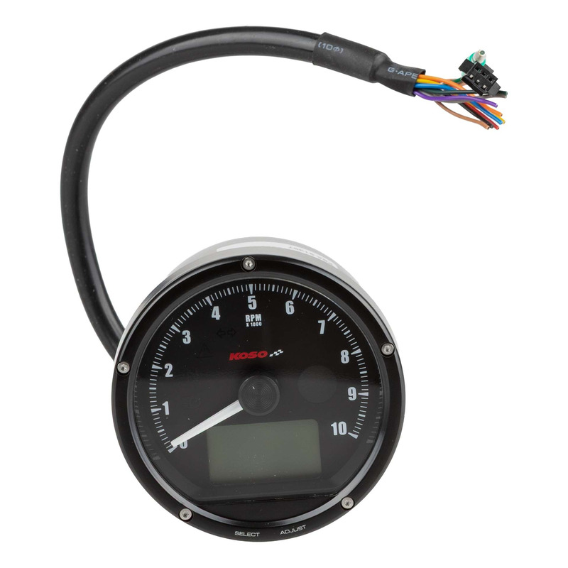 Compte tour Koso avec affichage de la vitesse et shiftlight