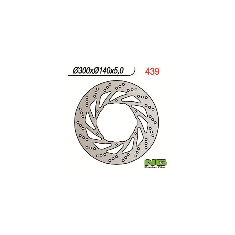 Disque de frein NG Brake Disc D.300 Aprilia ETV 1000 de 2001 à 2007 - 439