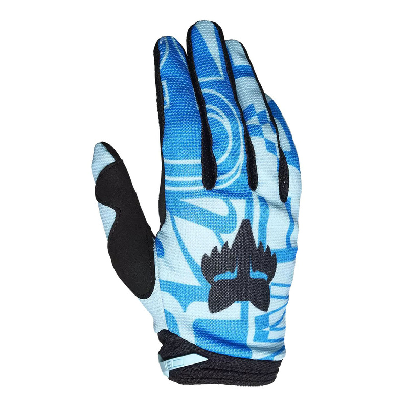 Gants cross femme Fox Racing Womens 180 Race Spec light blue