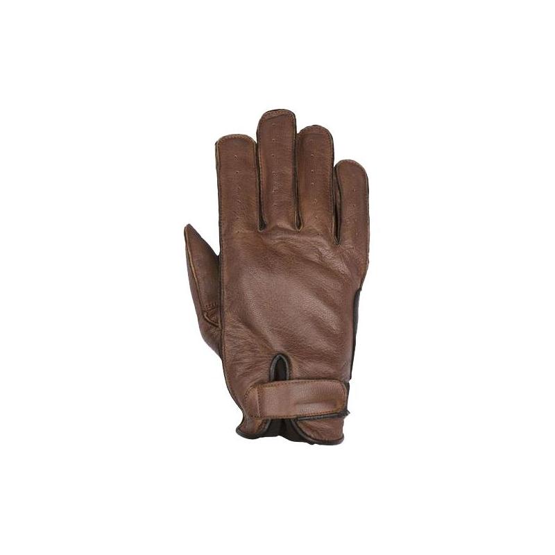 Gants cuir Helstons Hiro camel/noir- T8