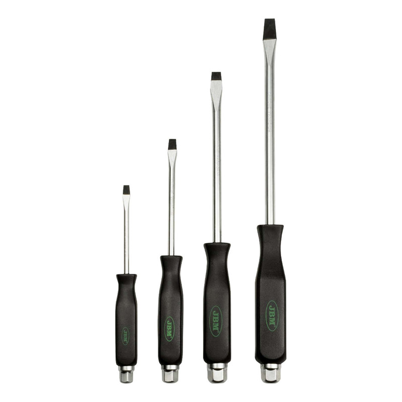 Jeu de 4 tournevis JBM plats à frapper