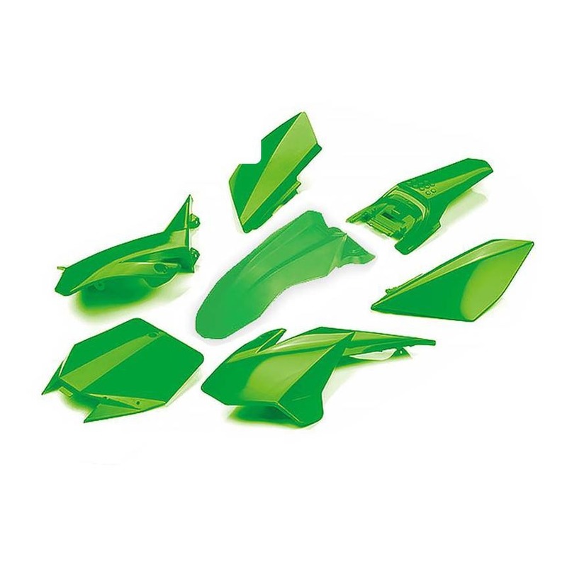 Kit plastique complet YCF 88 Lite à partir 2020 vert