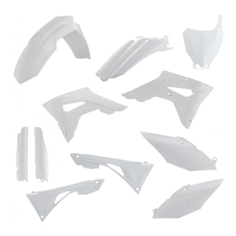 Kit plastique complet Acerbis Honda CRF 450RX 19-20 Blanc Brillant