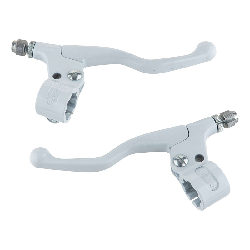 Leviers de frein court Tun'r alu blanc