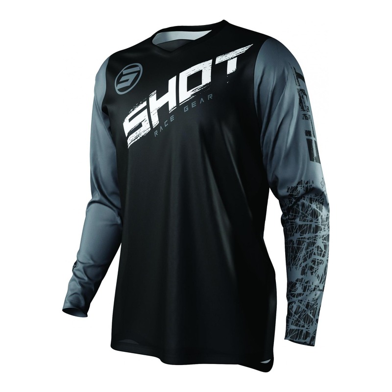Maillot cross Shot Devo Slam gris- S