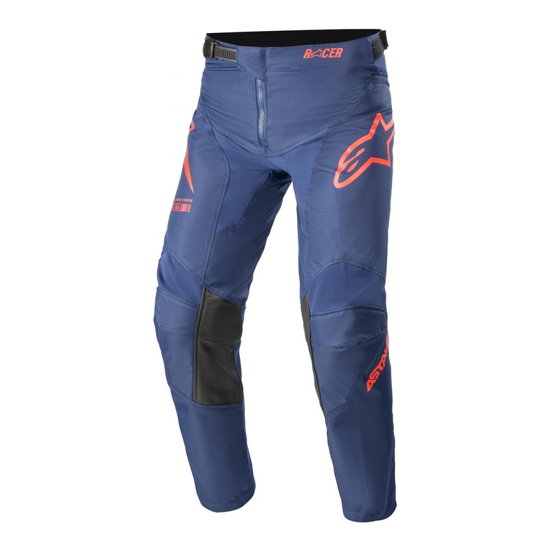 Pantalon cross enfant Alpinestars Youth Racer Braap bleu foncé/bright