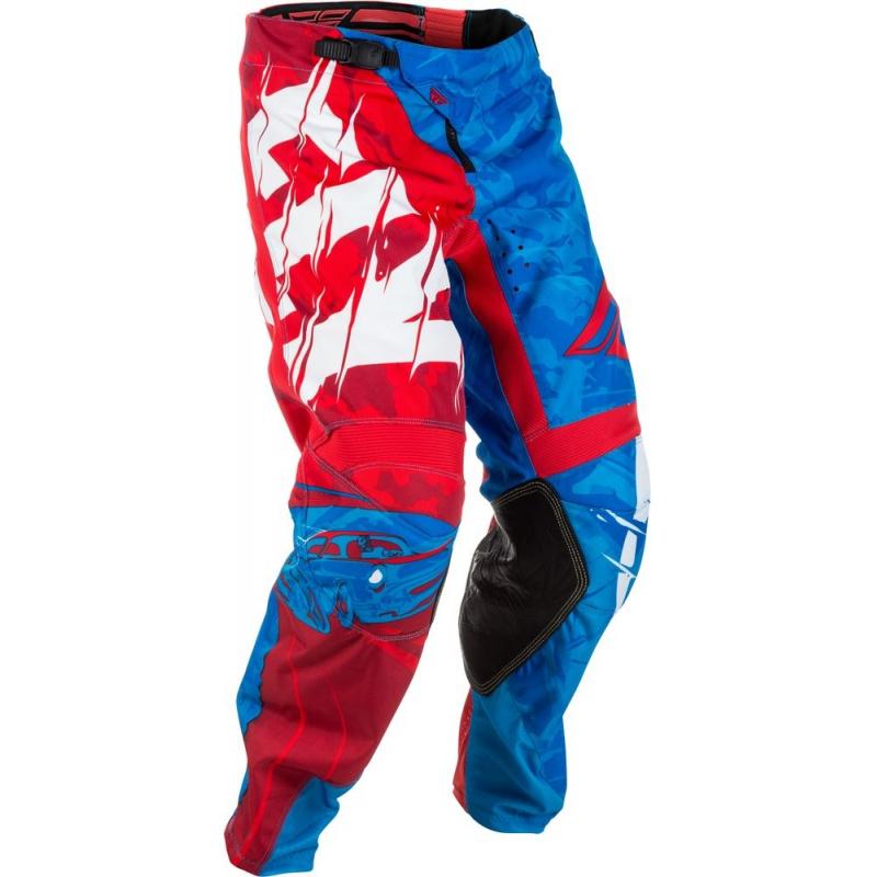 Pantalon cross enfant Fly Racing Kinetic Outlaw rouge/blanc/bleu- US-1