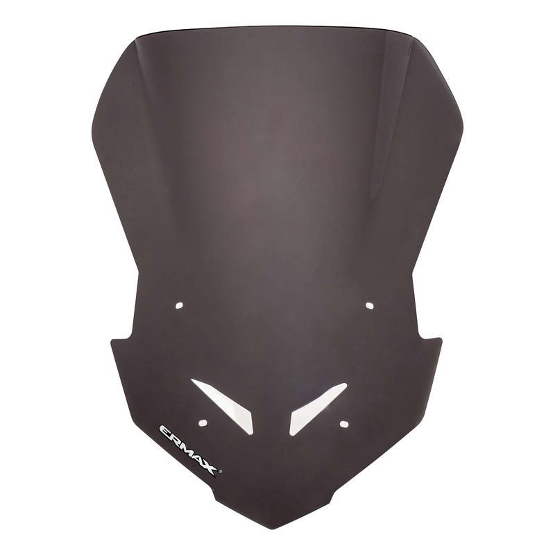 Pare-brise Ermax haute protection 50 cm Yamaha Tracer 9 18-20 noir clair