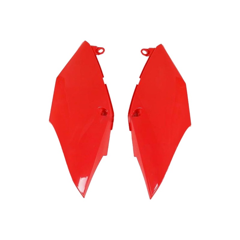 Plaques numéro latérales UFO Honda CRF 450R 17-20 rouge