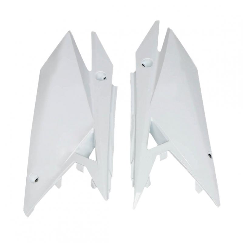Plaques numéro latérales UFO Suzuki 450 RM-Z 2018 blanc