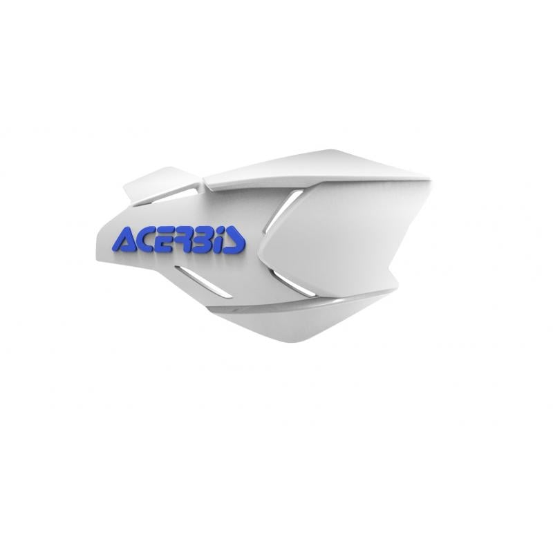 plastique de remplacement Acerbis pour protège-mains X-Factory Blanc/Bleu Brillant